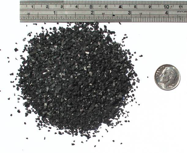 Granular activated charcoal 8x16 mesh